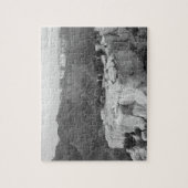 Canyon Black and White Foto Puzzle (Vertikal)
