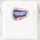 Canyon Canyon Klettergarten Bellinzona Rechteckiger Aufkleber (Tasche)