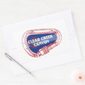 Canyon Canyon Klettergarten Bellinzona Rechteckiger Aufkleber (Umschlag)