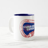 Canyon Canyon Klettergarten Bellinzona Zweifarbige Tasse (Vorderseite Links)
