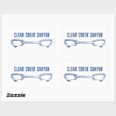 Canyon Canyon Klettergarten Rechteckiger Aufkleber (Blatt)