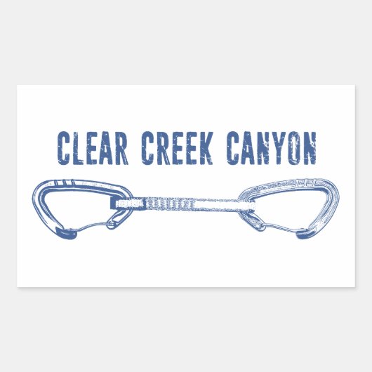 Canyon Canyon Klettergarten Rechteckiger Aufkleber (Vorderseite)