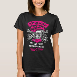 Canyon Carver Vintag Motorrad Retro 19 T-Shirt