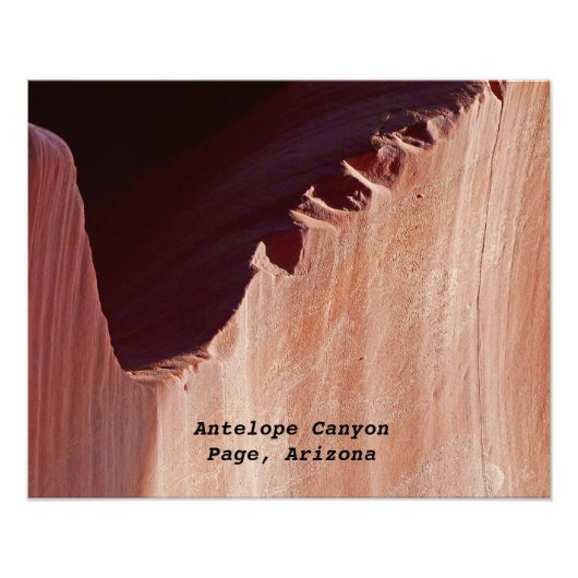 Canyon Crosscut - Antelope Canyon - Foto Print (Vorne)