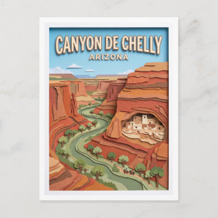 Canyon de Chelly Chinle Arizona Postkarte