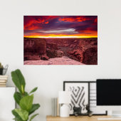 Canyon de Chelly, Sonnenuntergang, Arizona Poster (Heimbüro)