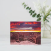 Canyon de Chelly, Sonnenuntergang, Arizona Postkarte (Stehend Vorderseite)