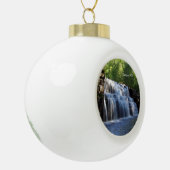 Canyon Falls Ball oder Schneeflocke Keramik Kugel-Ornament (Links)