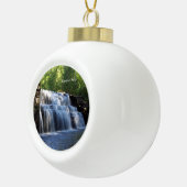 Canyon Falls Ball oder Schneeflocke Keramik Kugel-Ornament (Rechts)