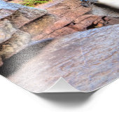 Canyon Falls, Michigan Fotodruck (Ecke)