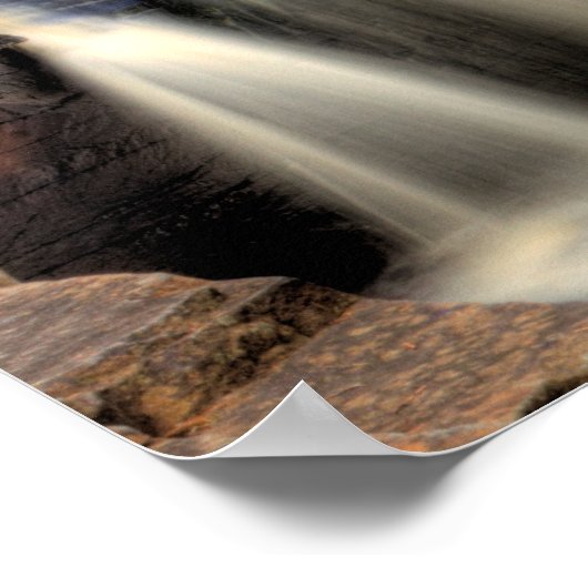 Canyon Falls, Michigan. Poster (Ecke)