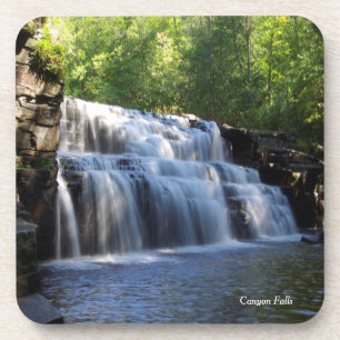 Canyon Falls Set von 6 Untersetzer aus Kunststoff