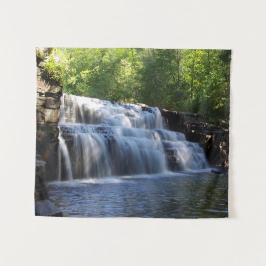 Canyon Falls Tapestry Wandteppich (Vorderseite (Horizontal))