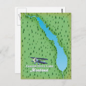 Canyon Ferry Lake Montana Seeblick Postkarte (Vorne/Hinten)