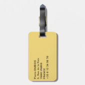 Canyon (Fischfluss) in Südnamibia, Afrika Gepäckanhänger (Rückseite vertikal)