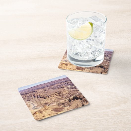 Canyon (Fischfluss) in Südnamibia, Afrika Rechteckiger Pappuntersetzer (Vor Ort)