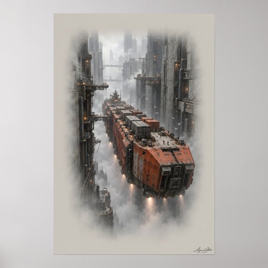 Canyon-Frachter Poster (Vorne)