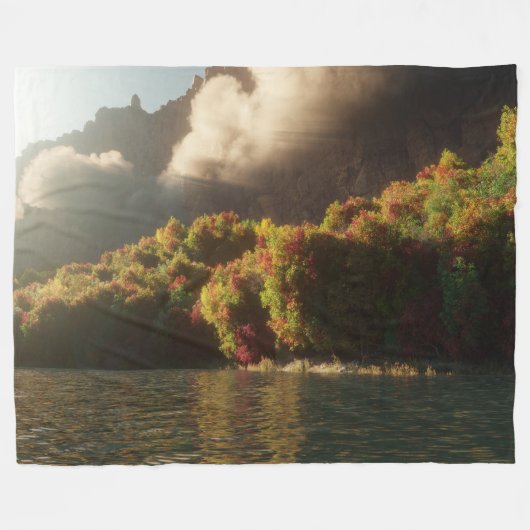Canyon Herbst Fleecedecke (Vorderseite (Horizontal))