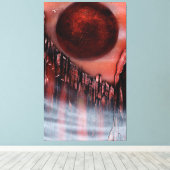 Canyon in Crimson Leinwanddruck (Insitu (Holzboden))