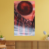 Canyon in Crimson Leinwanddruck (Insitu (Wohnzimmer))