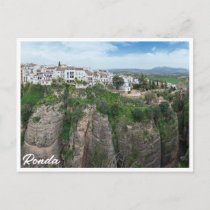 Canyon in Ronda Andalusien, Spanien Postkarte