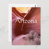 Canyon in vielen Farben, Arizona Postkarte (Vorne/Hinten)