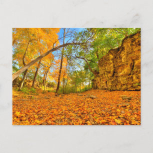Canyon Indian Village im Herbst, Kolumbus, Ohio Postkarte