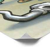 Canyon Lake TEXAS Karte Poster (Ecke)