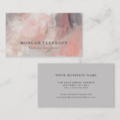 Canyon Moderne Abstrakte Pinselstriche Visitenkarte (Vorne/Hinten)