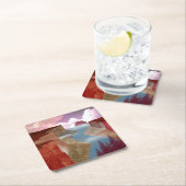 Canyon Ocean Landscape Rechteckiger Pappuntersetzer (Vor Ort)