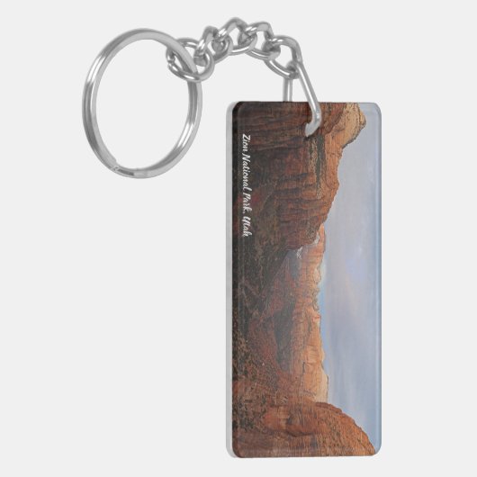 Canyon Overview Zion National Park, Utah Schlüsselanhänger (Vorderseite links)