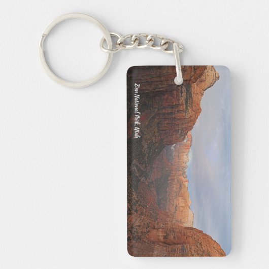 Canyon Overview Zion National Park, Utah Schlüsselanhänger (Vorderseite)