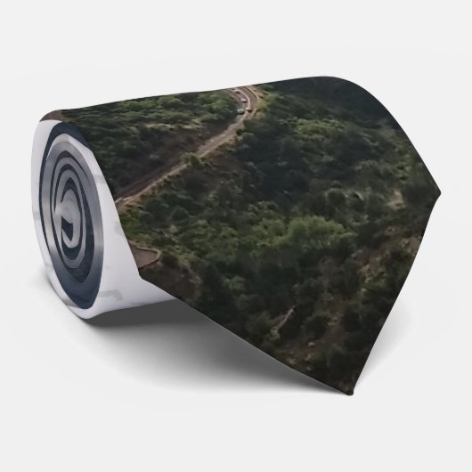 Canyon Overview Zion Nationalpark Krawatte (Gerollt)