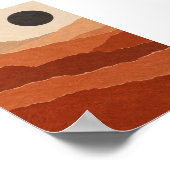 Canyon-Papier-Studie-Kunstdruck Poster (Ecke)