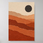 Canyon-Papier-Studie-Kunstdruck Poster (Vorne)