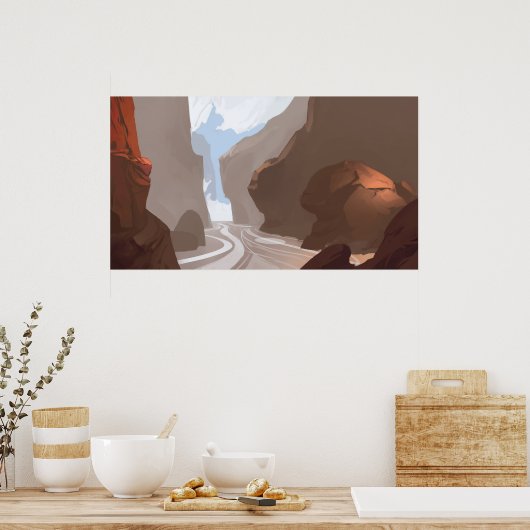 Canyon Poster (Küche)