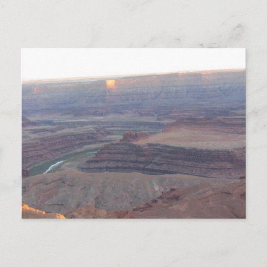 Canyon Postkarte (Vorderseite)