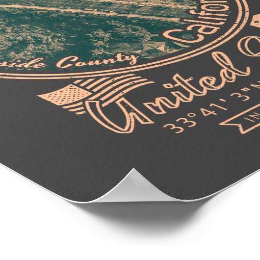 CANYON SEE KALIFORNIEN - STADT CANYON LAKE CA POSTER (Ecke)