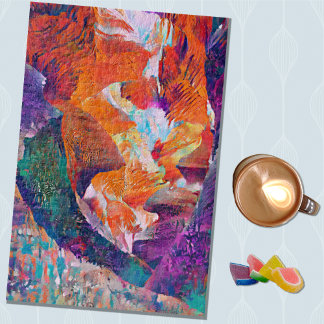 Canyon semi -bstract art puizzle puzzle