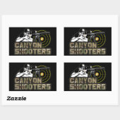 Canyon Shooters Sticker (Blatt)