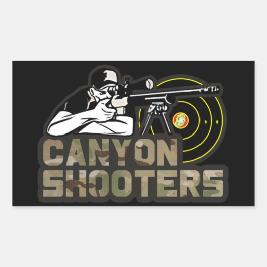 Canyon Shooters Sticker (Vorderseite)