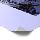 Canyon Snow Poster (Ecke)