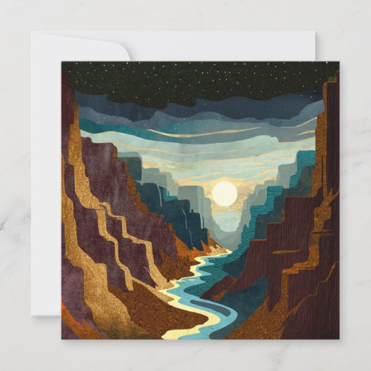 Canyon Sunset Landschaft (Vorderseite)
