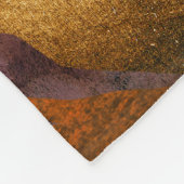 Canyon Sunset Landschaft Fleecedecke (Ecke)