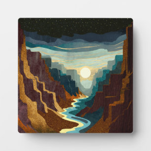 Canyon Sunset Landschaft Fotoplatte