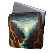 Canyon Sunset Landschaft Laptopschutzhülle (Vorderseite Links)