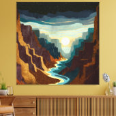 Canyon Sunset Landschaft Leinwanddruck (Insitu (Wohnzimmer))