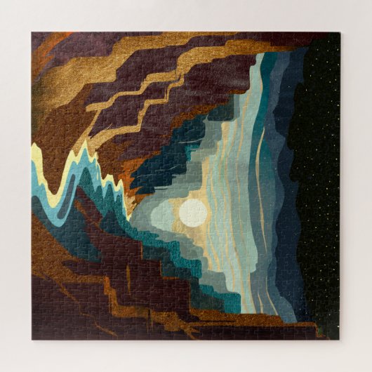 Canyon Sunset Landschaft Puzzle (Horizontal)