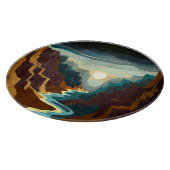 Canyon Sunset Landschaft Schneidebrett (Ecke)