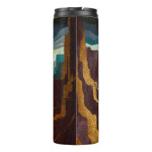 Canyon Sunset Landschaft Thermosbecher (Rückseite)